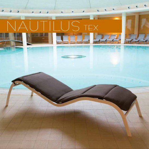 Lettino Nautilus Tex - Collezione Forme